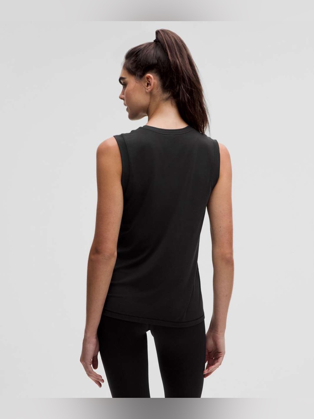 Lululemon Jersey Training Muscle Tank Top Long Wordmark
Black W1FDFS Sz 12 / 14 - Picture 4 of 12